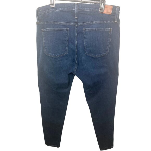 Madewell Womens 10" High-Rise Skinny Jeans Size 34 Blue Denim - Picture 3 of 14